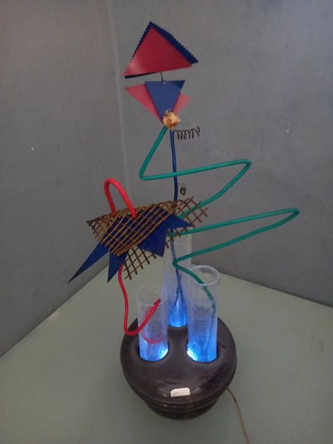 Table Lamp sculpture by Federico Simone for C. Casarte, 1980s 4