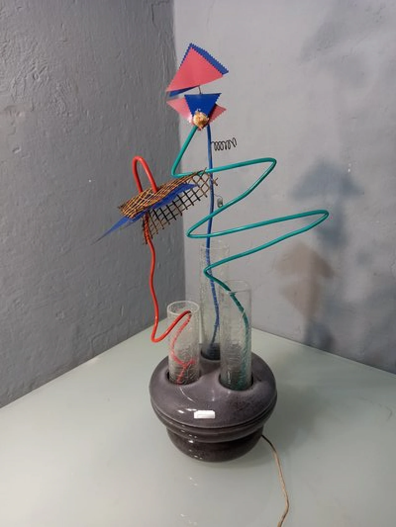 Table Lamp sculpture by Federico Simone for C. Casarte, 1980s 6