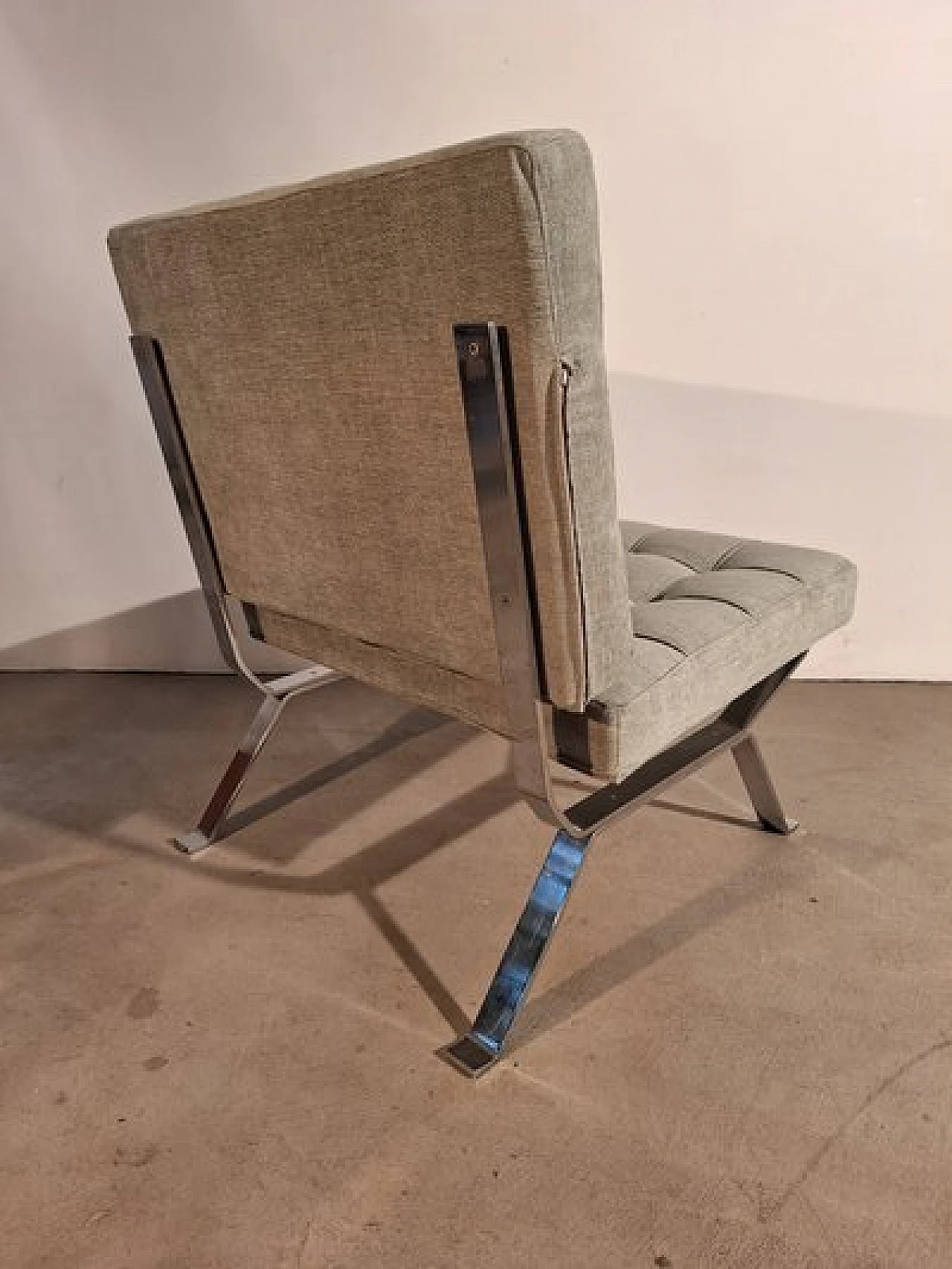 Pair of Dione green armchairs by Gastone Rinaldi for Rima, 1960s 9