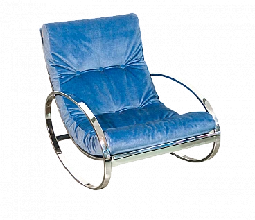 Ellipse rocking chair by Renato Zevi for Selig, 1970s