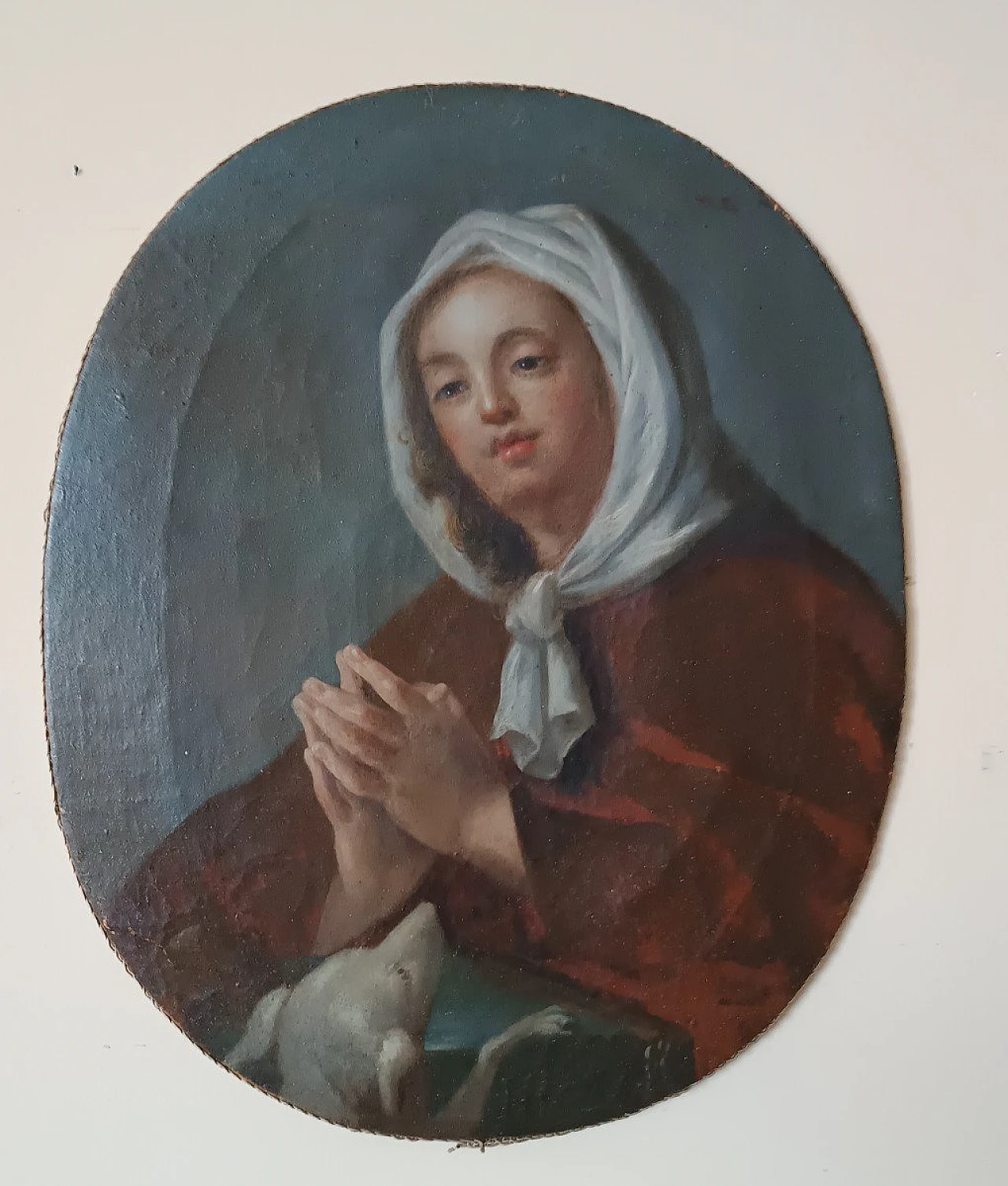 Saint Margaret of Cortona, oil painting on canvas, mid-18th century 1