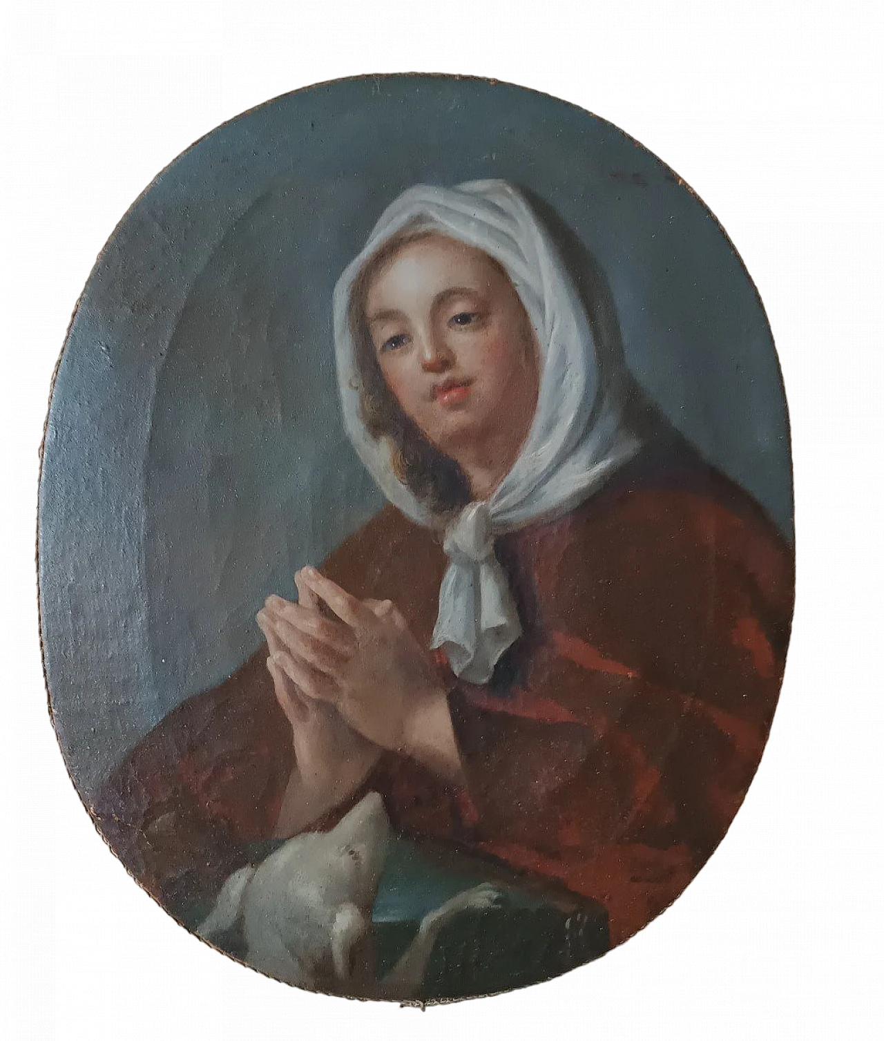 Saint Margaret of Cortona, oil painting on canvas, mid-18th century 2