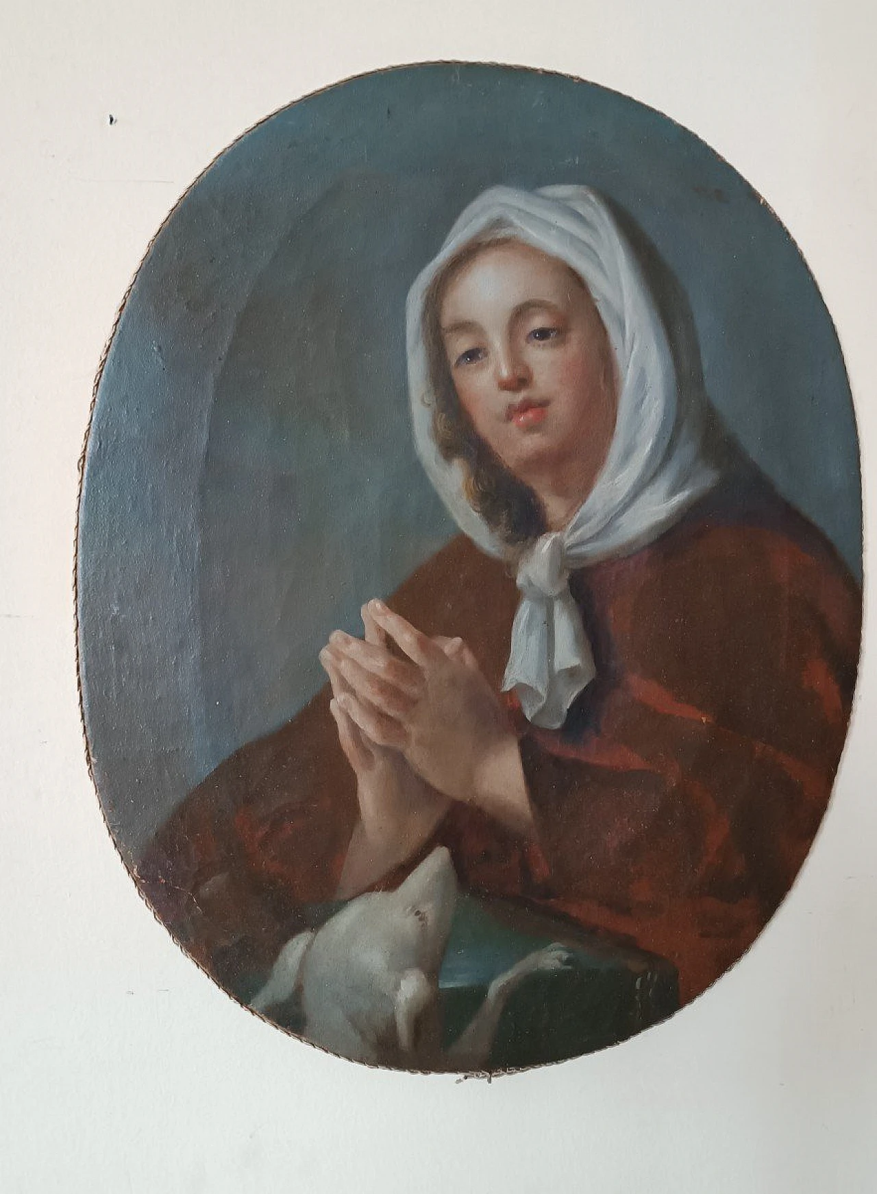 Saint Margaret of Cortona, oil painting on canvas, mid-18th century 4