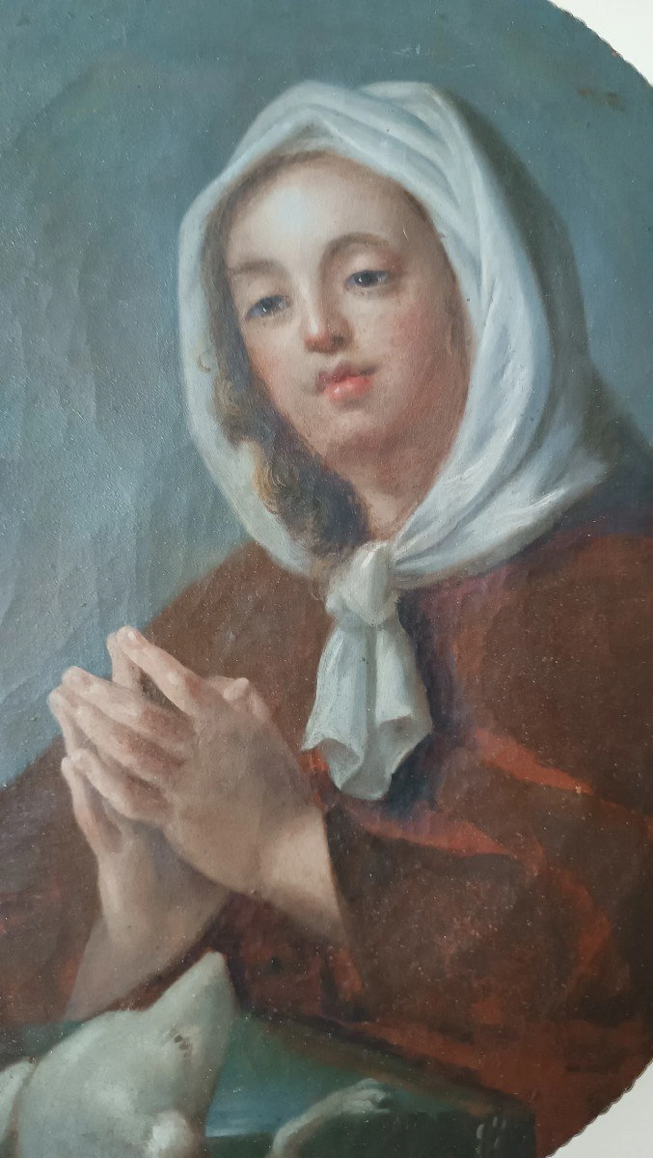 Saint Margaret of Cortona, oil painting on canvas, mid-18th century 5