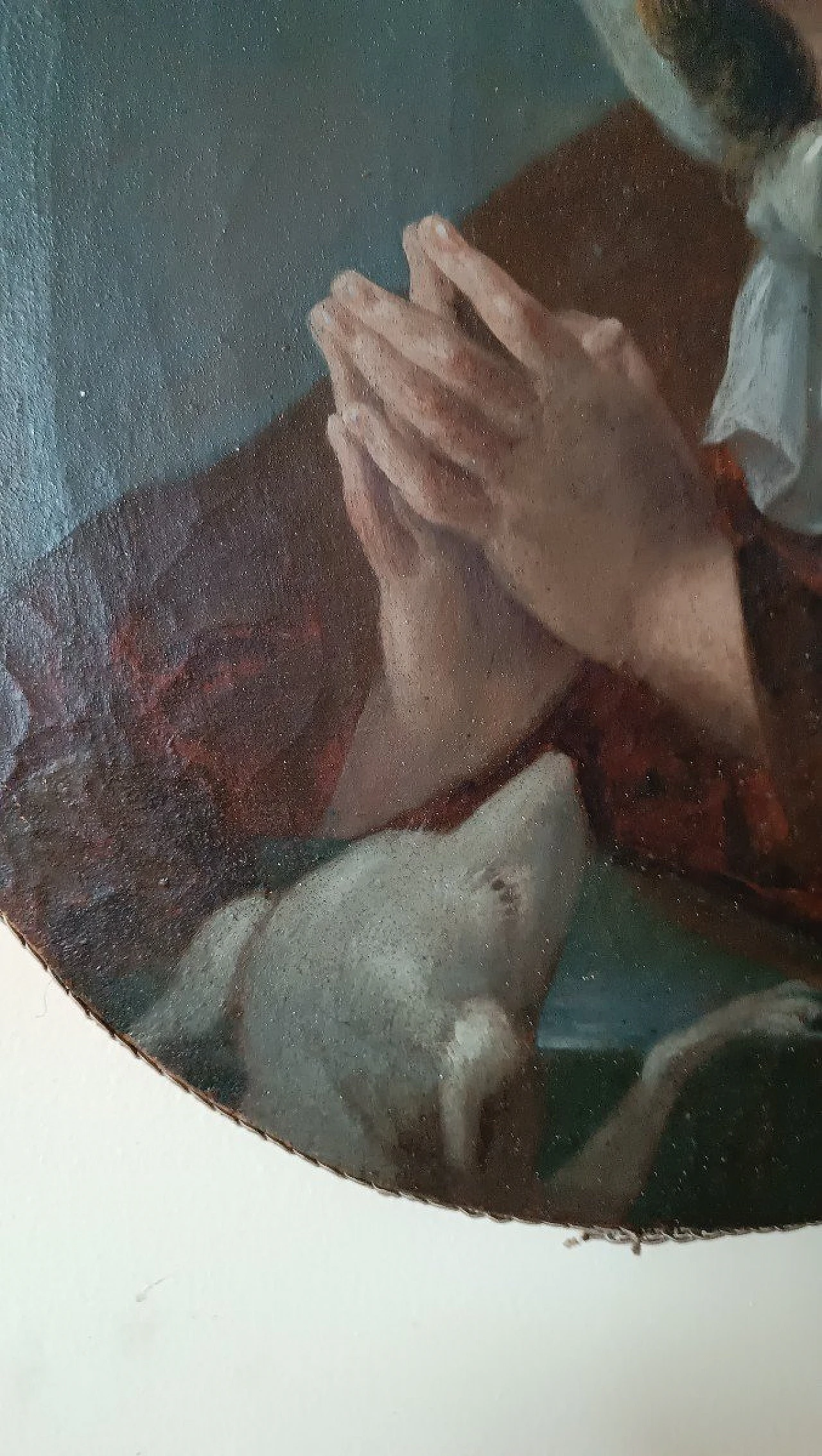 Saint Margaret of Cortona, oil painting on canvas, mid-18th century 6