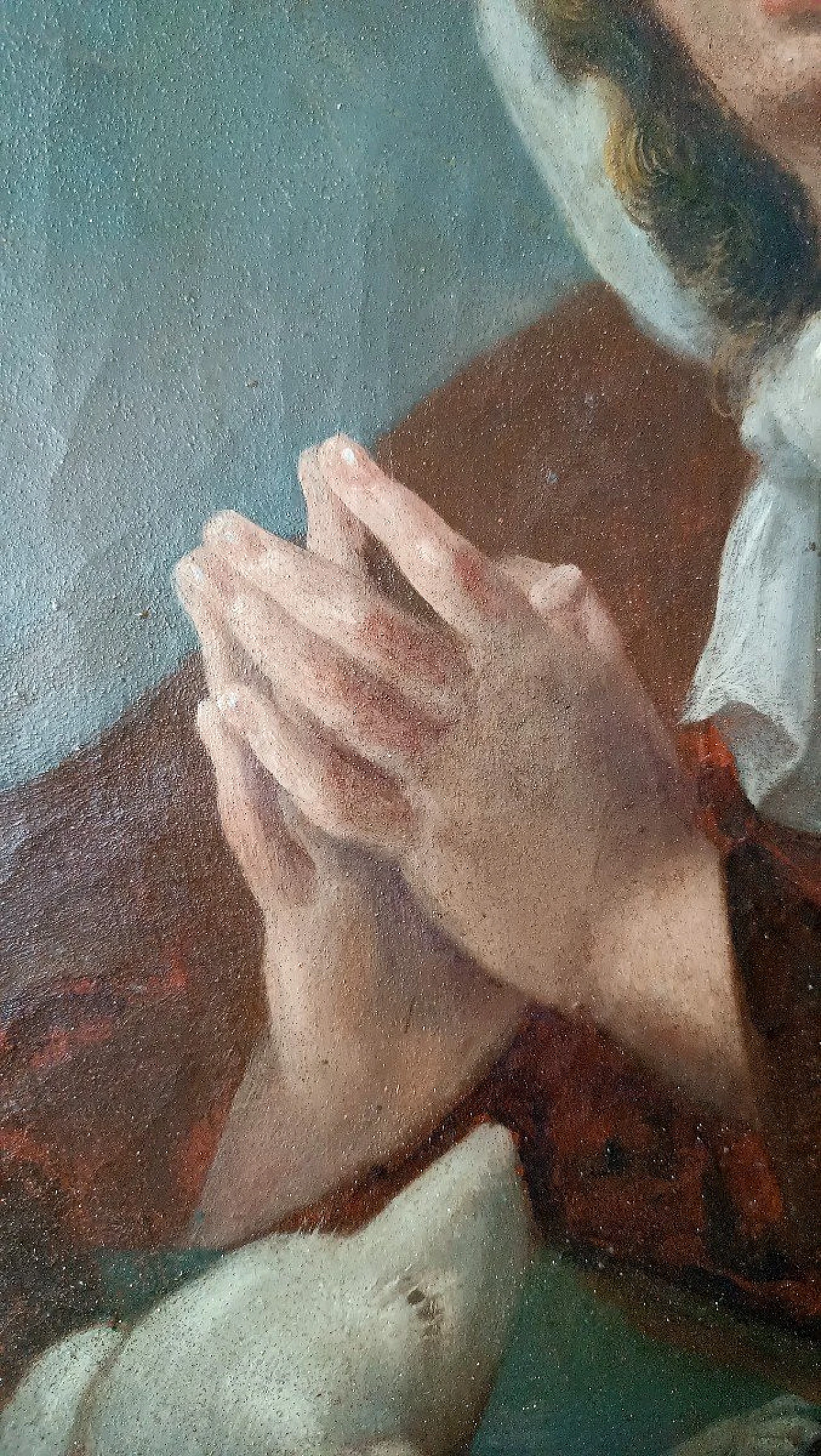 Saint Margaret of Cortona, oil painting on canvas, mid-18th century 8