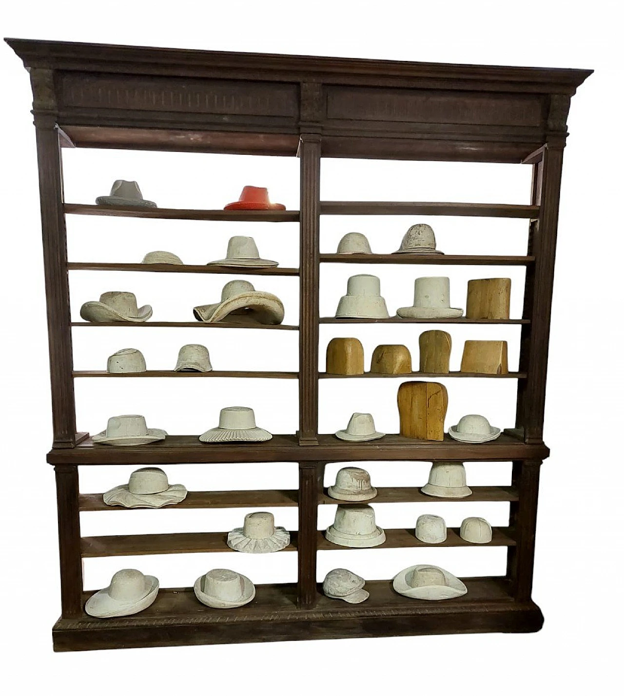 Libreria toscana stile Rinascimento in legno massello, fine '800 7