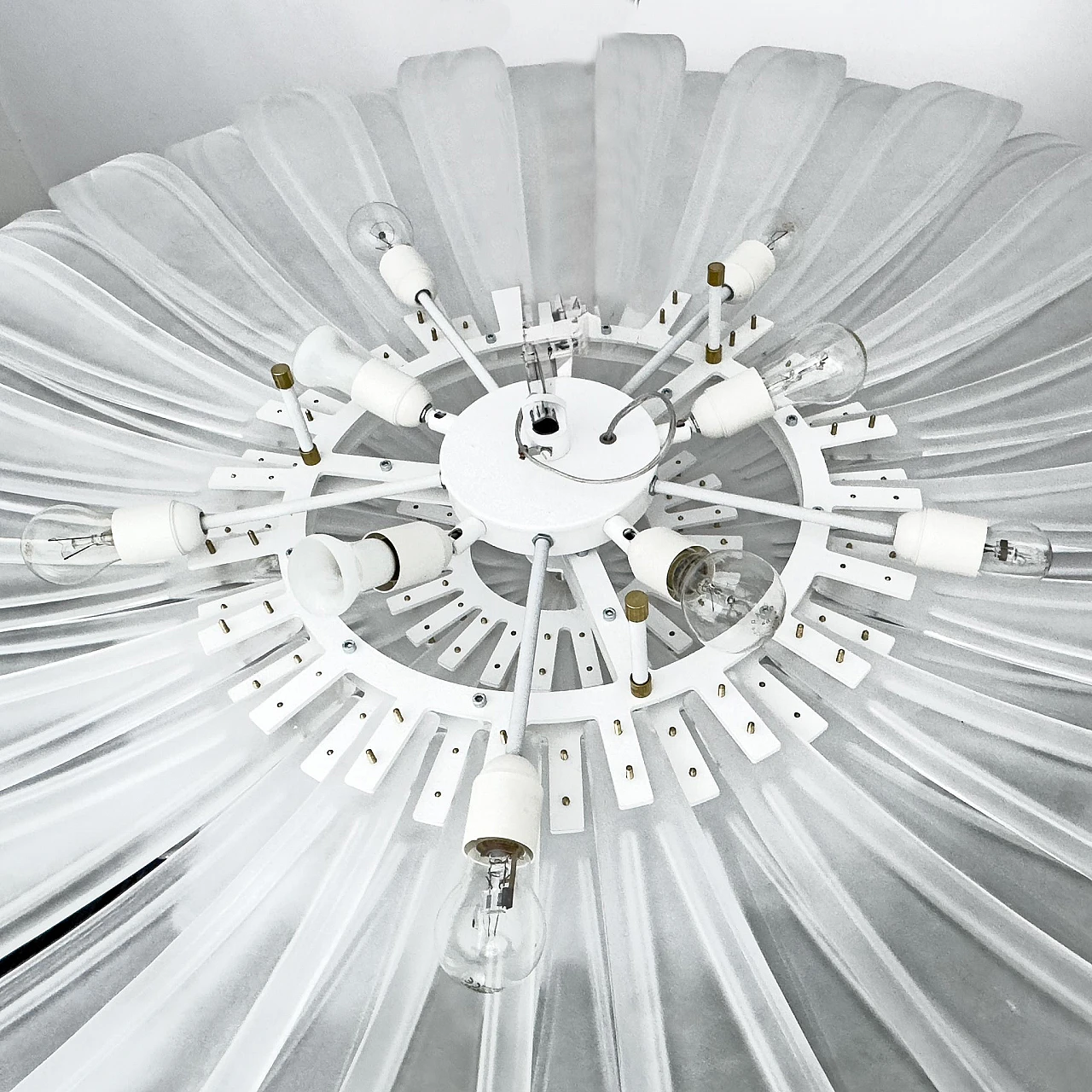 Plafoniera Margherita in vetro di Murano, anni '90 8