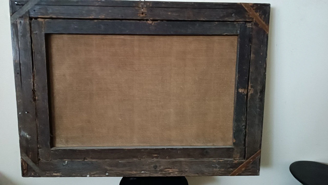 Scene da Orlando Furioso, coppia di dipinti a olio su tela, '600 9