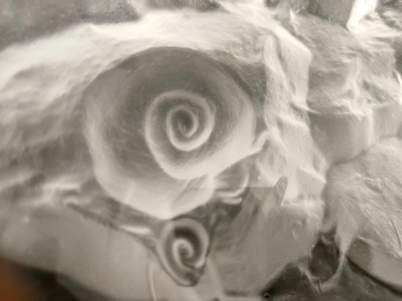 Crystal ashtray with shells by Jolanda Prinsen, 1970s 9