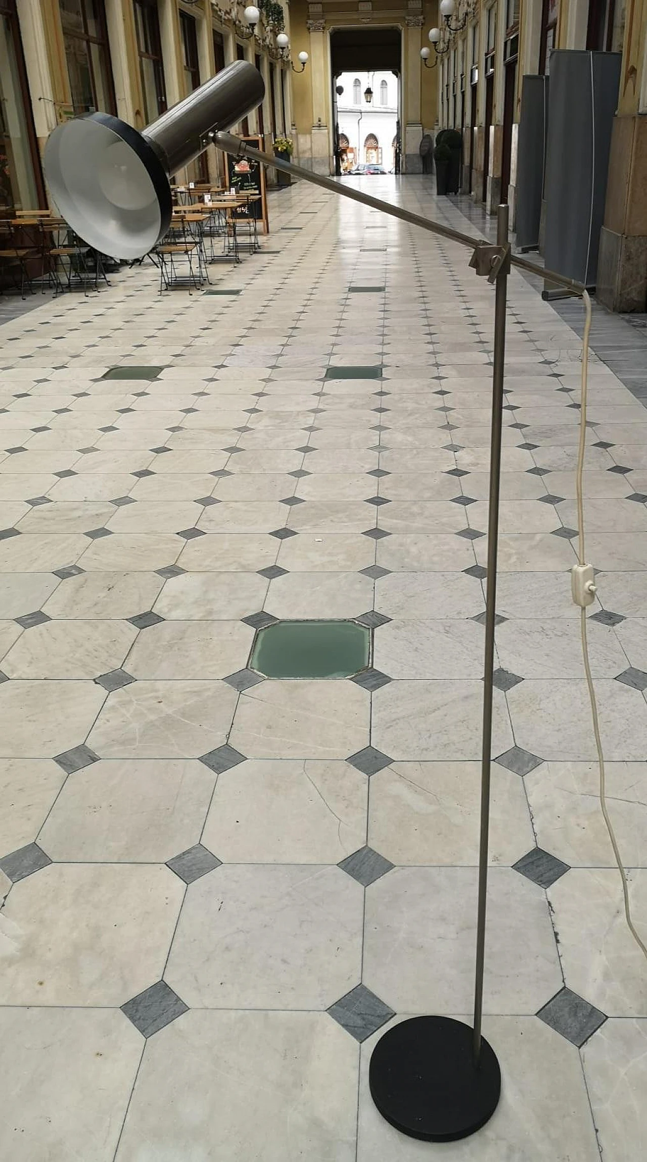 Articulated floor lamp by Omi, 1970s 4