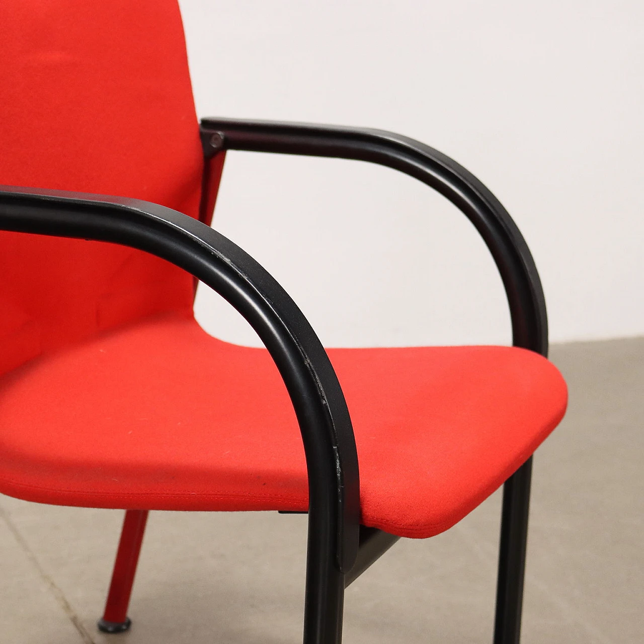 Pair of chairs with reclining backrest by Arflex, 1980s 5