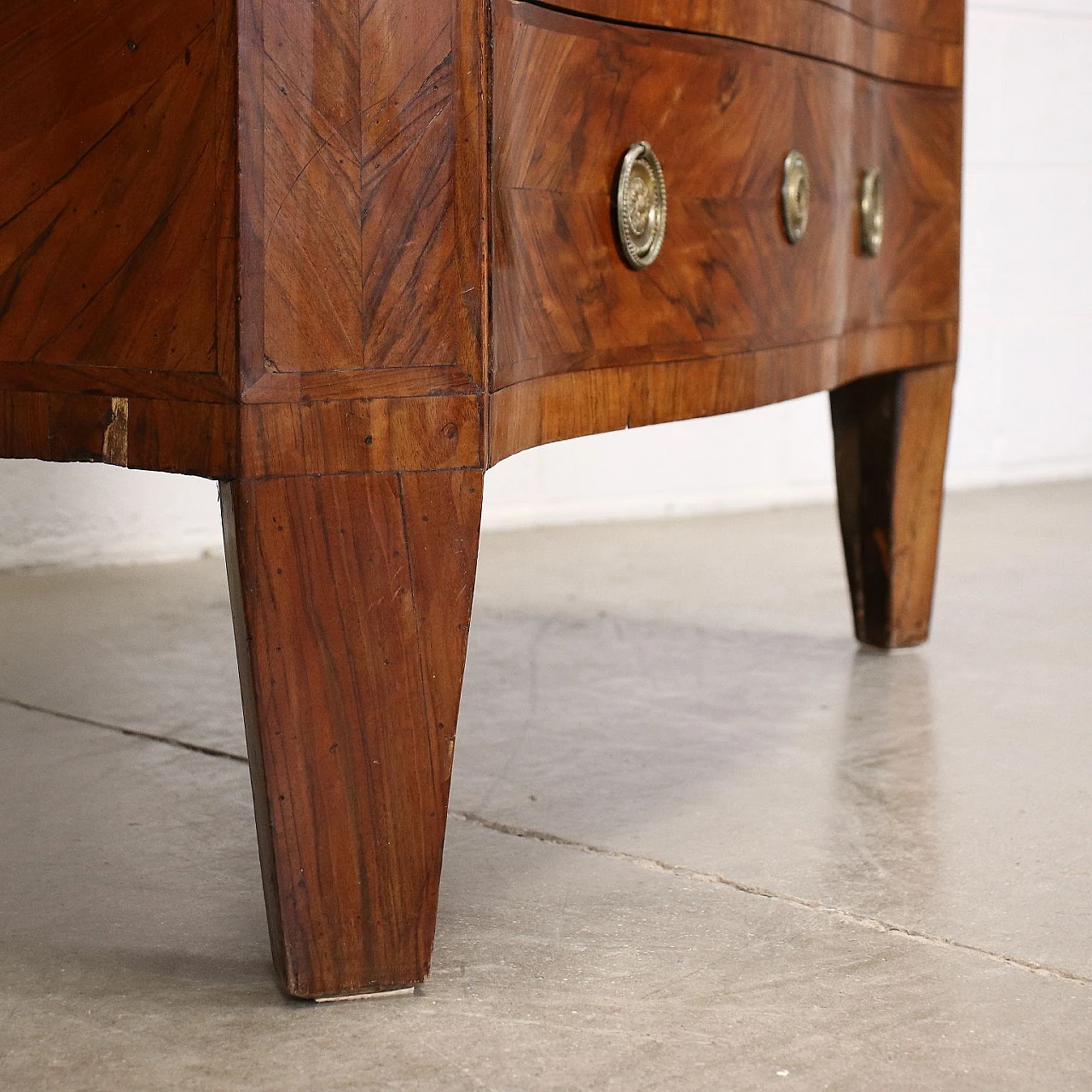 Cassettone neoclassico piemontese con piano in marmo, '700 8