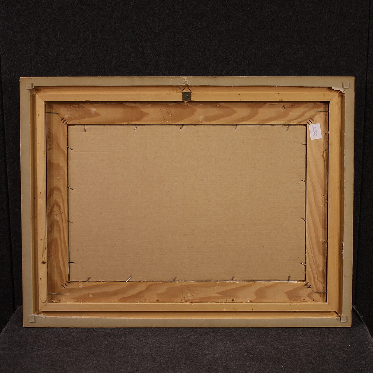 View of Rome, acrylic on cardboard, 1960s 6