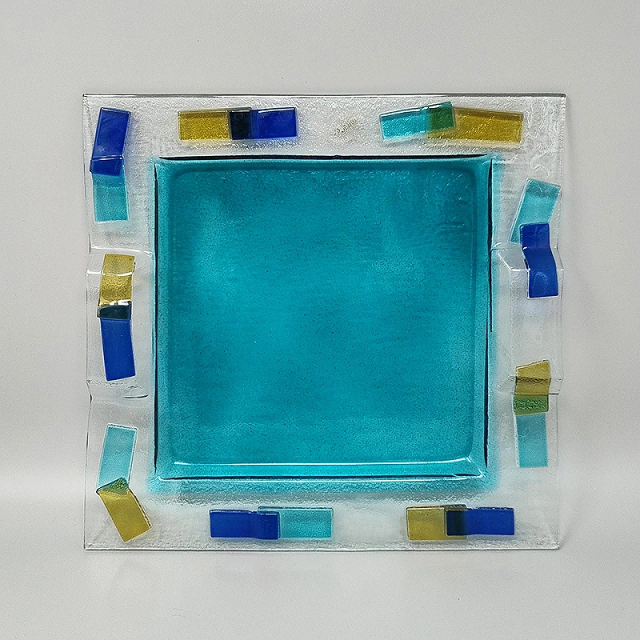 Vassoio in vetro di Murano di Albatros, anni '70 5