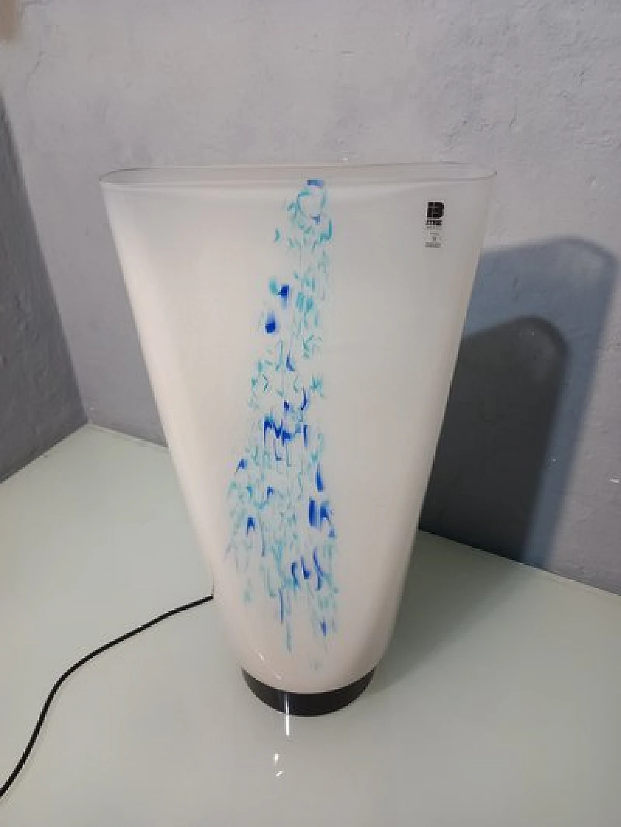 Table lamp in glass by Giulio Rosati for Itre Murano, 1960s 1