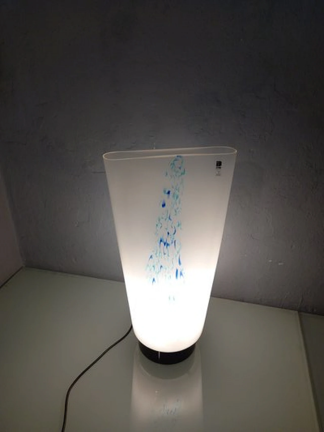 Table lamp in glass by Giulio Rosati for Itre Murano, 1960s 7