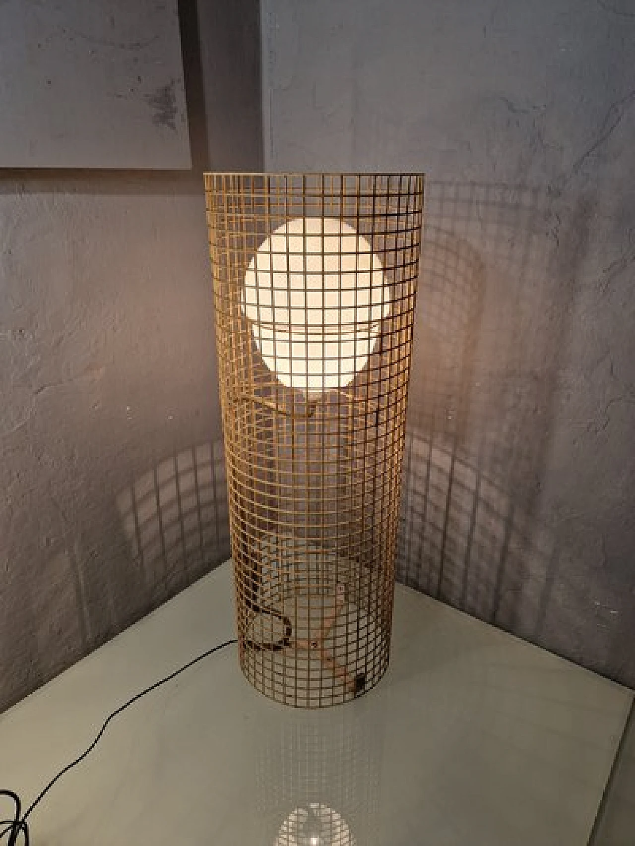 Floor lamp 1102 in gilded iron by Gino Sarfatti for Arteluce, 1950s 3