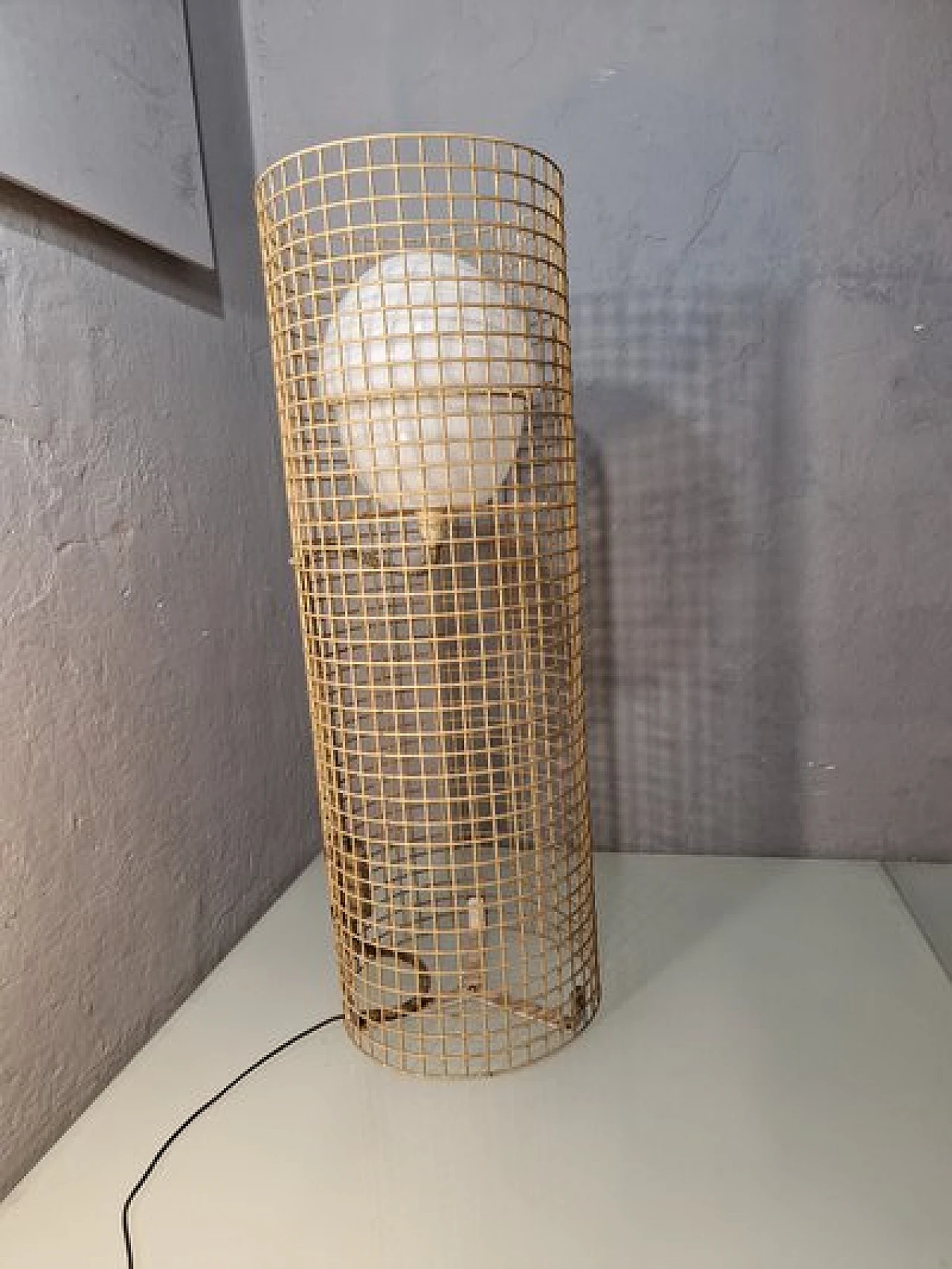 Floor lamp 1102 in gilded iron by Gino Sarfatti for Arteluce, 1950s 4