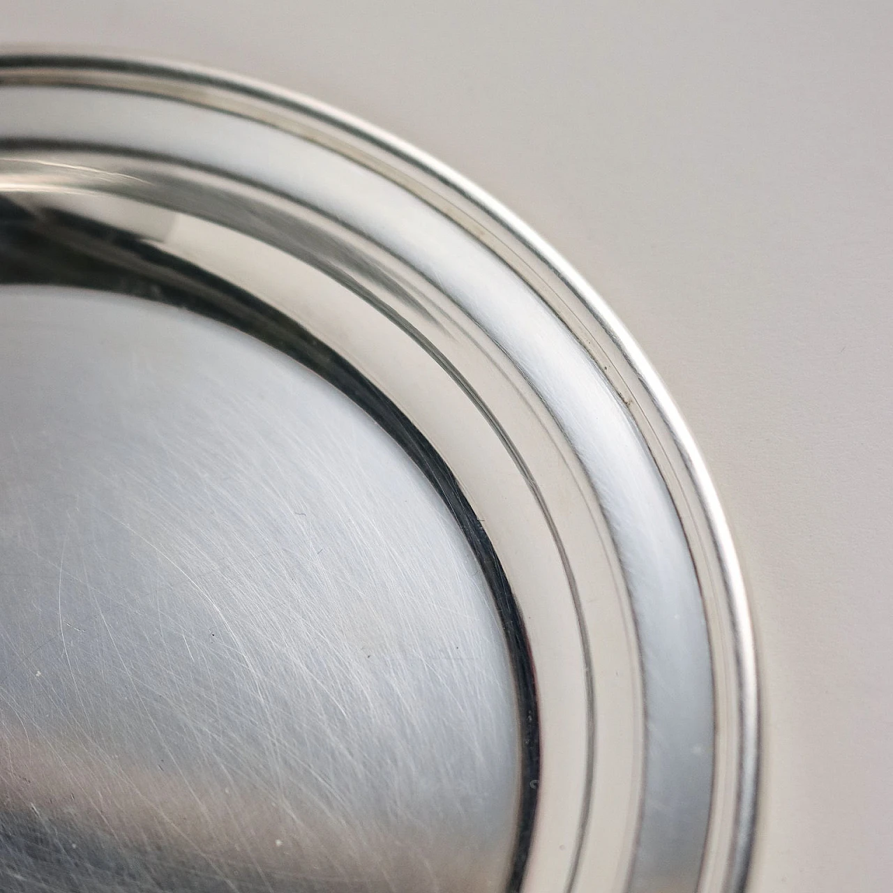 12 Piattini sottobicchiere in argento di Manifattura Mugnai Firenze, anni '70 5