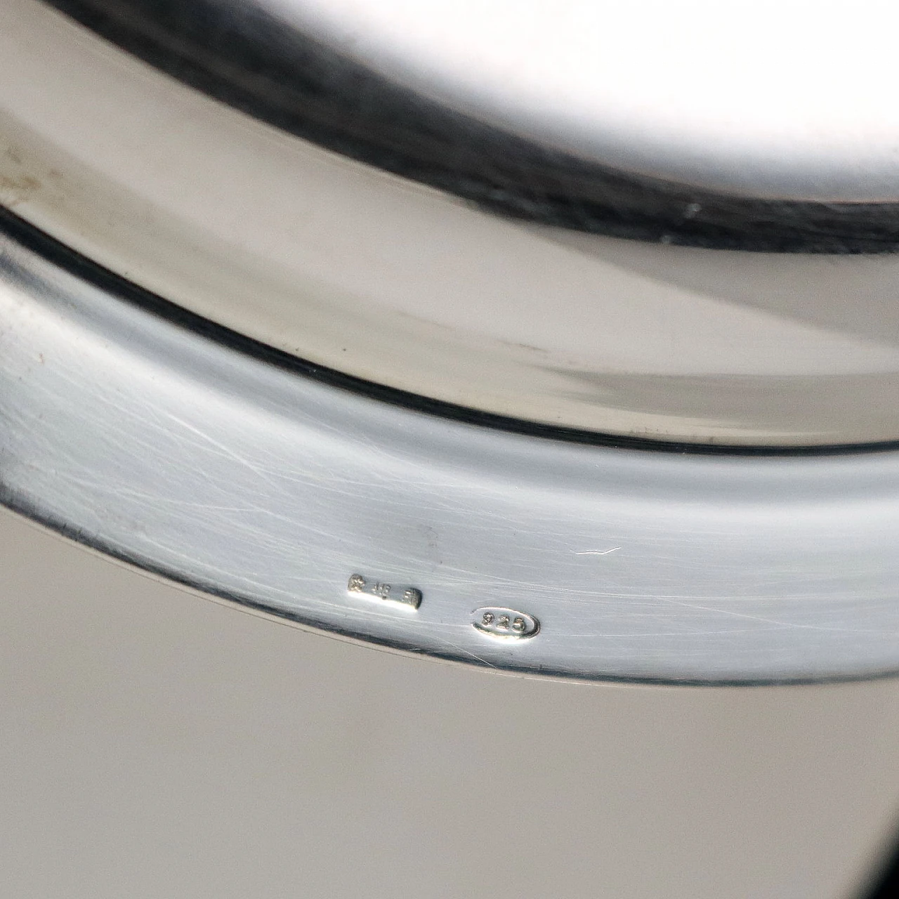 12 Piattini sottobicchiere in argento di Manifattura Mugnai Firenze, anni '70 6