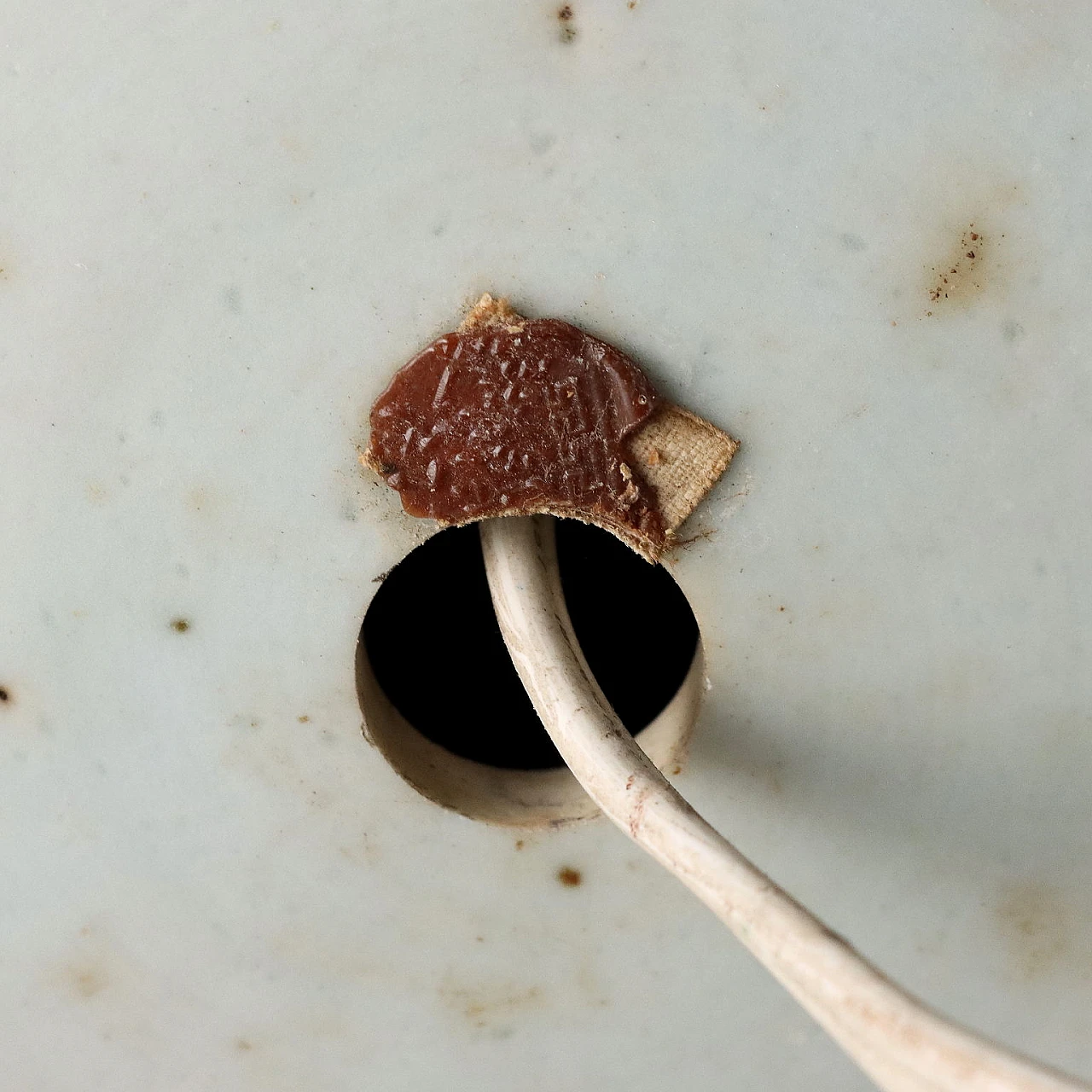 Lampada da tavolo in porcellana cinese, anni '90 9