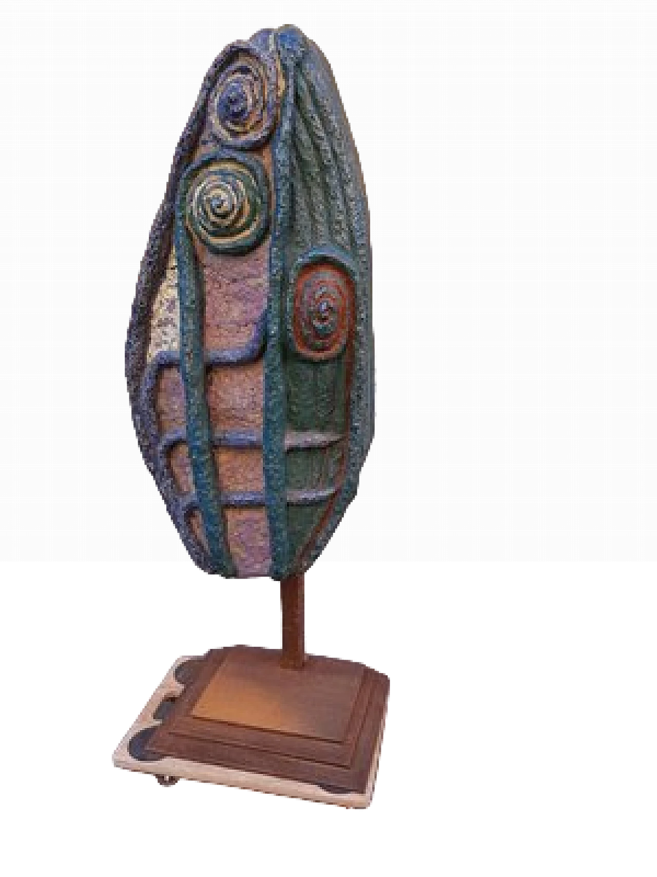 Seaweed, polychrome stoneware sculpture on iron structure, 1950s 28