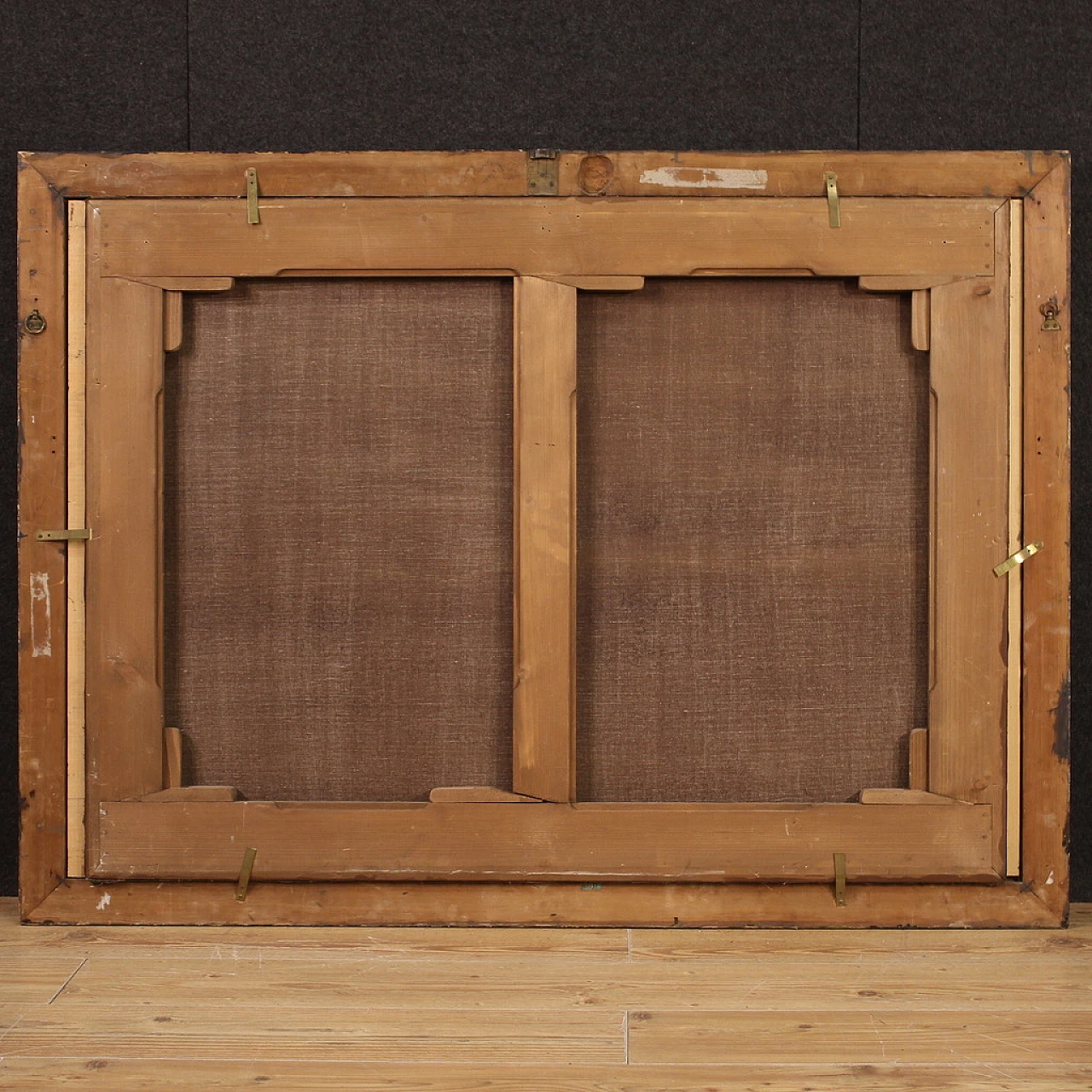 Lot e le figlie fuggono da Sodoma, olio su tela, '600 10