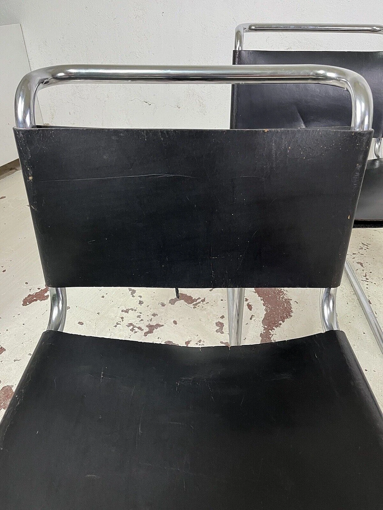 4 S33 Cantilever chairs by Mart Stam for Gavina, 1970s 8