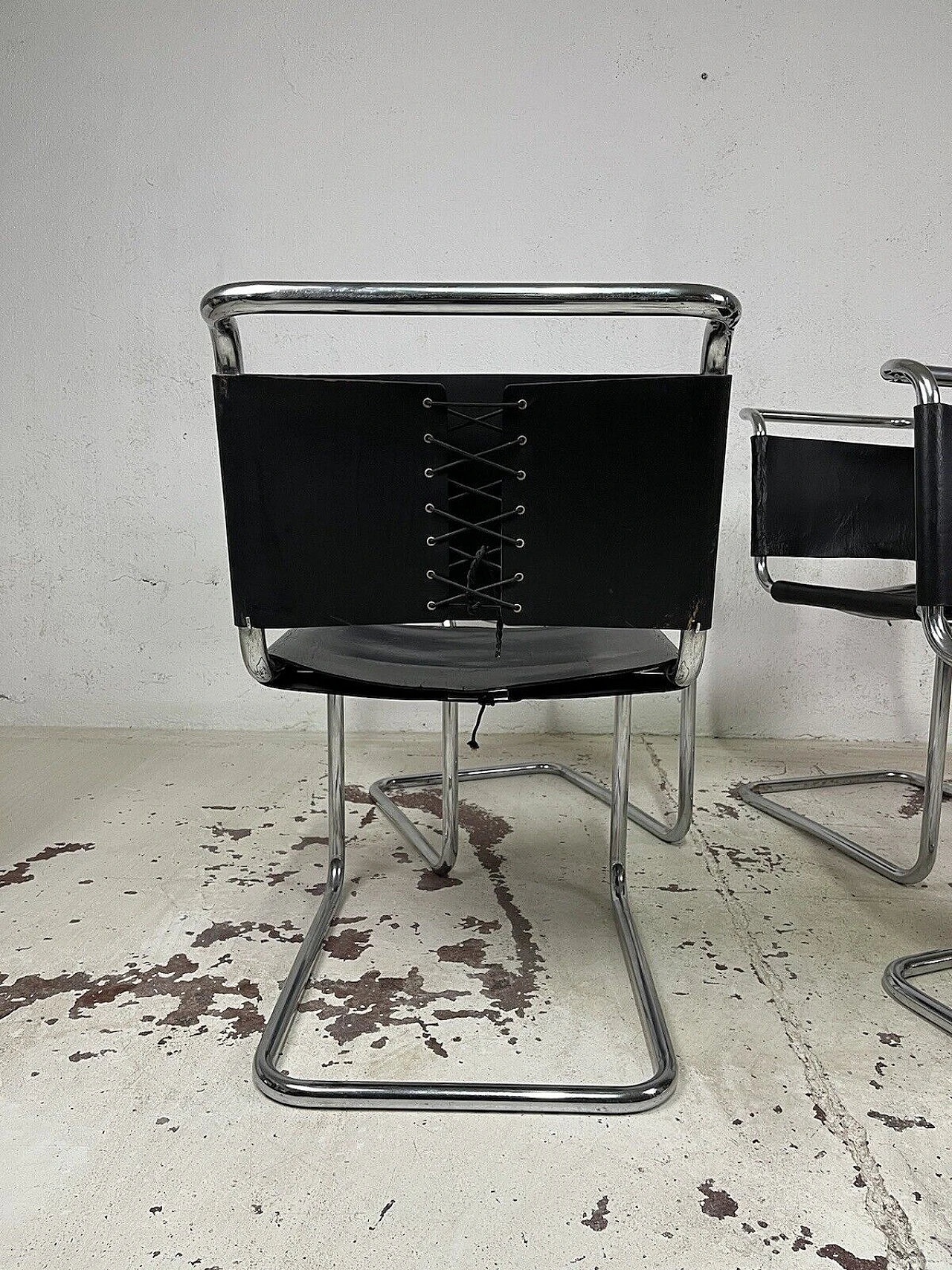 4 S33 Cantilever chairs by Mart Stam for Gavina, 1970s 19