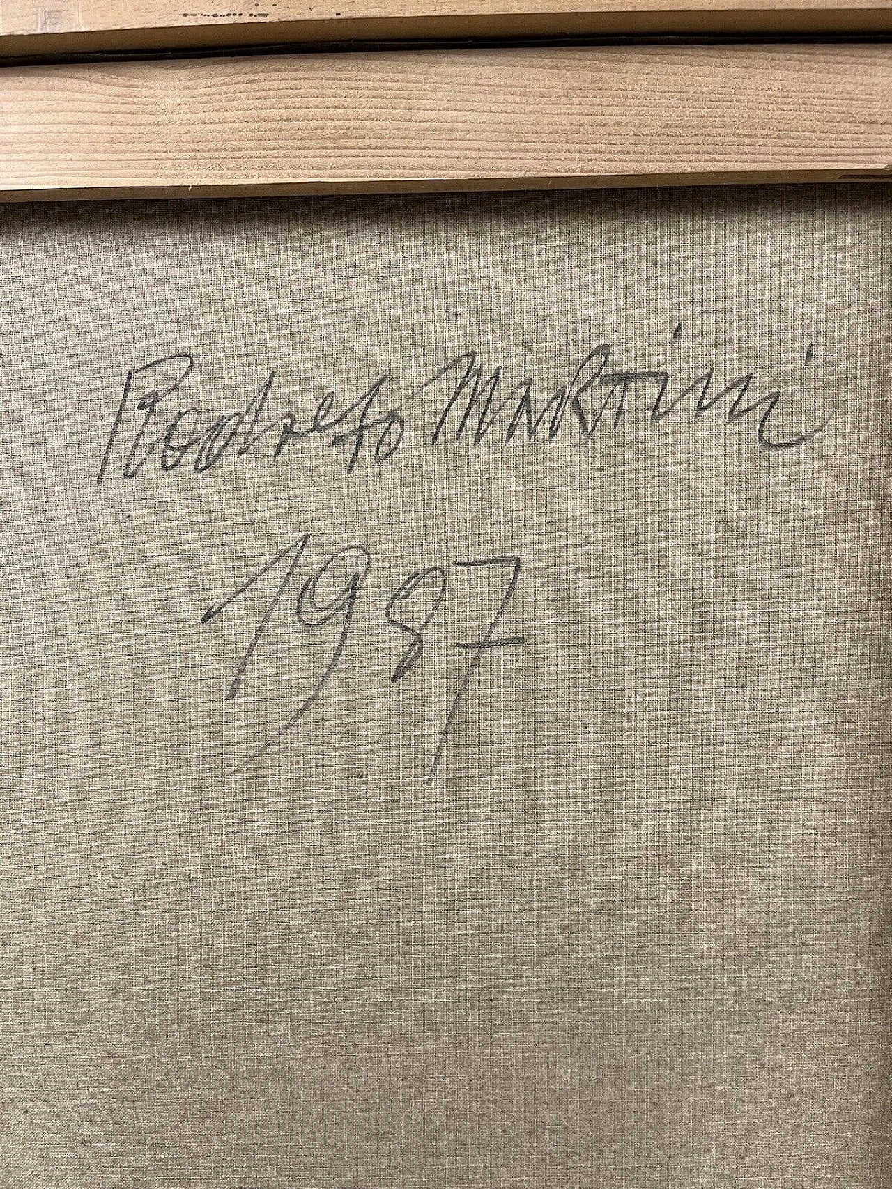 Rodolfo Martini, Bowmore, oil painting on canvas, 1987 17