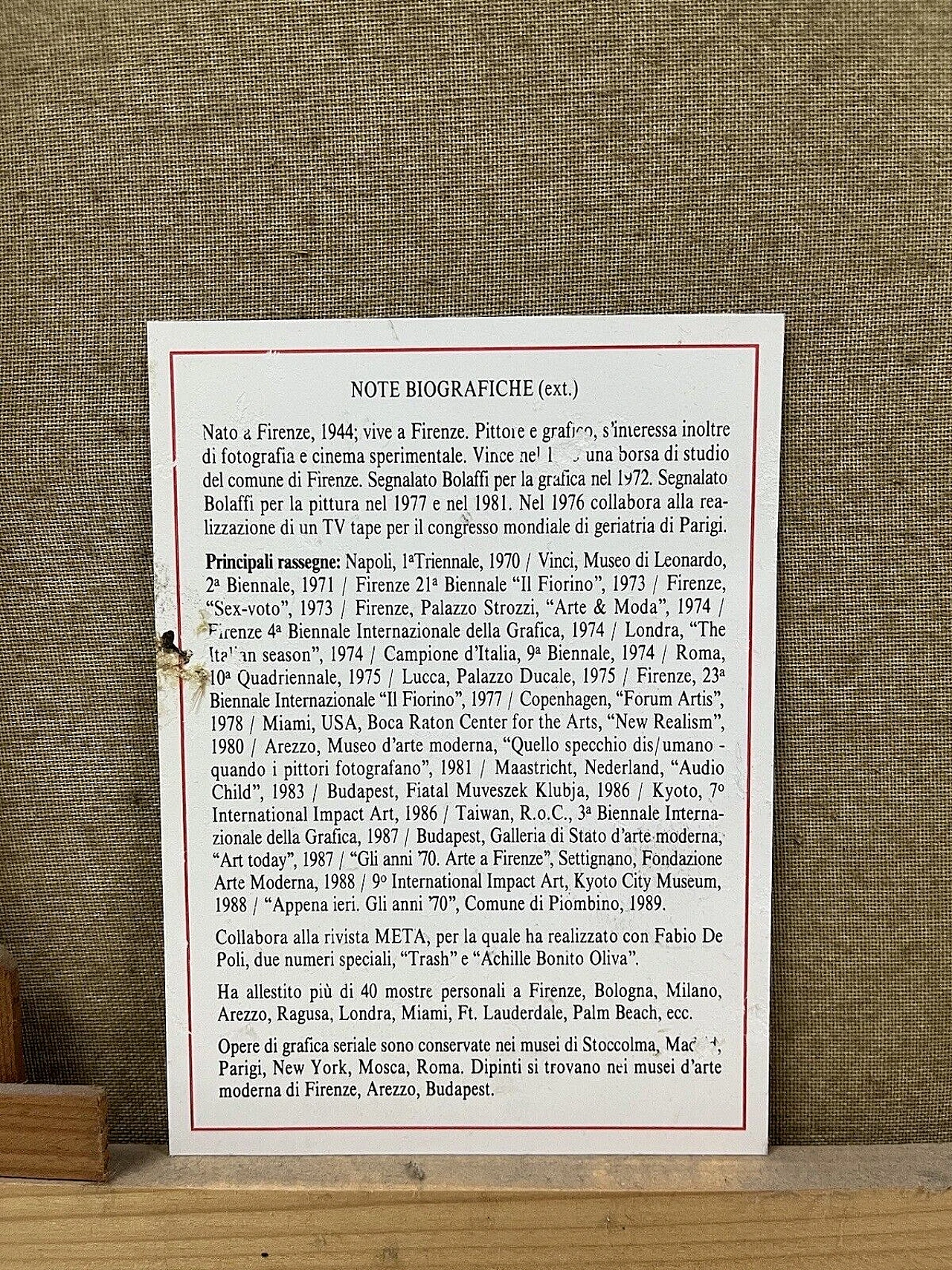 Rodolfo Martini, Bowmore, oil painting on canvas, 1987 18