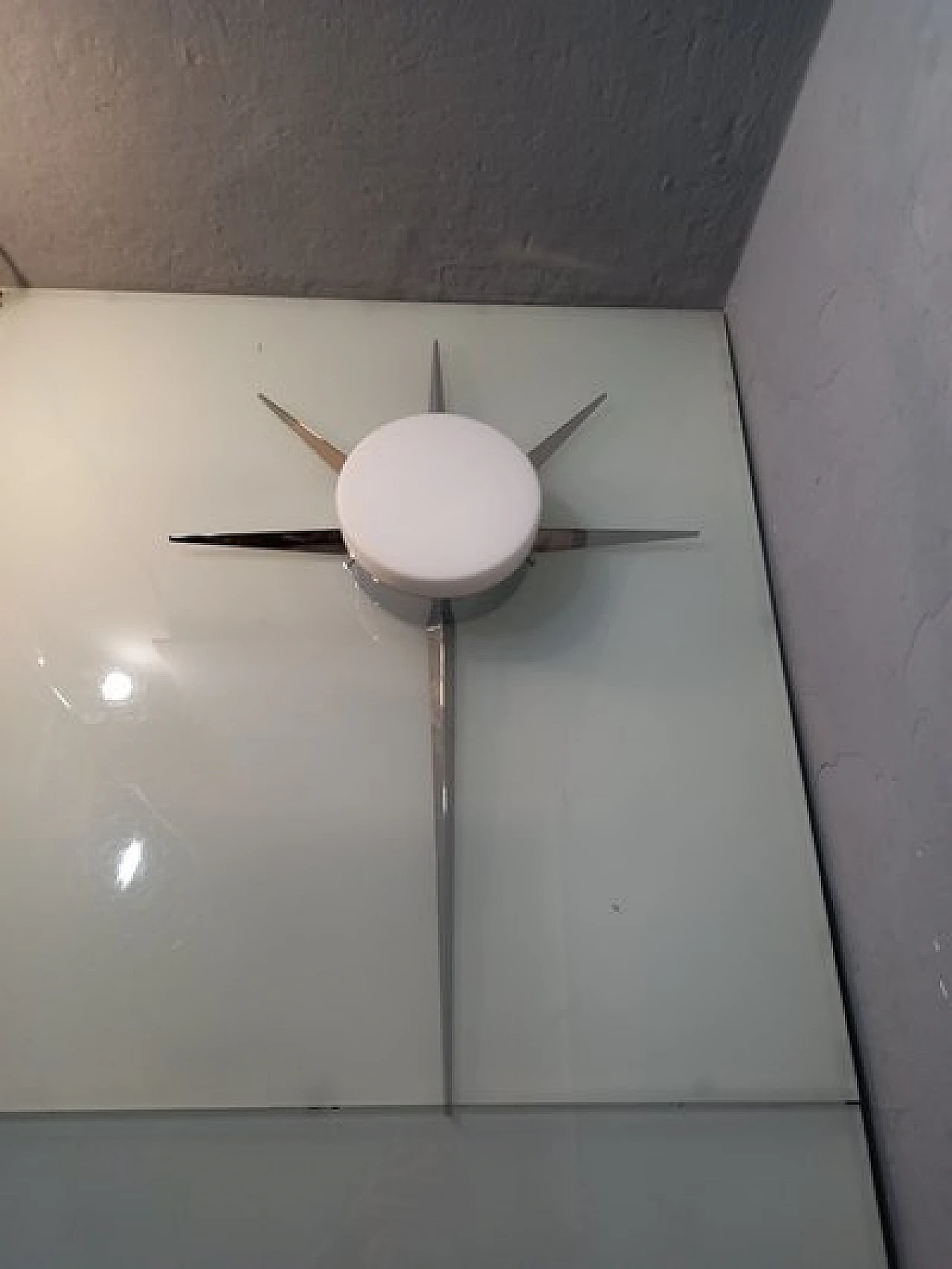 Comet wall light in chromed metal in the style of Gio Ponti, 2000s 7