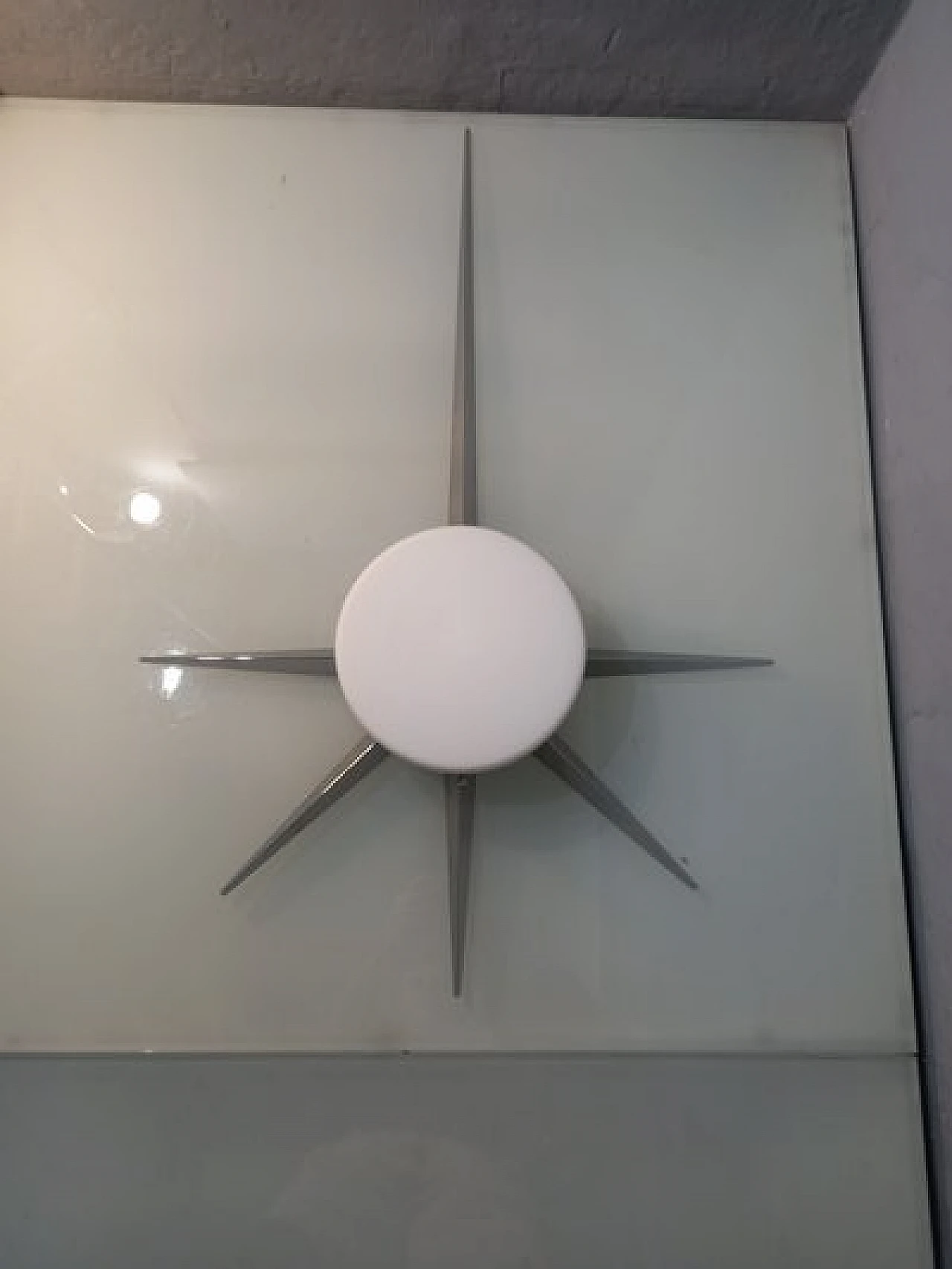 Comet wall light in chromed metal in the style of Gio Ponti, 2000s 11