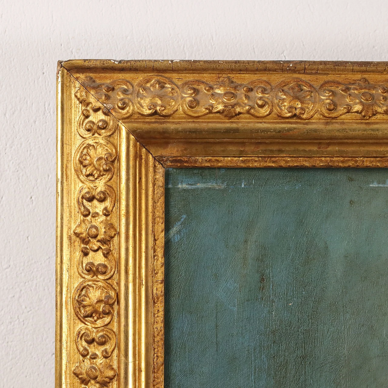 Landscape with figures, oil on hardboard, 1930s 9