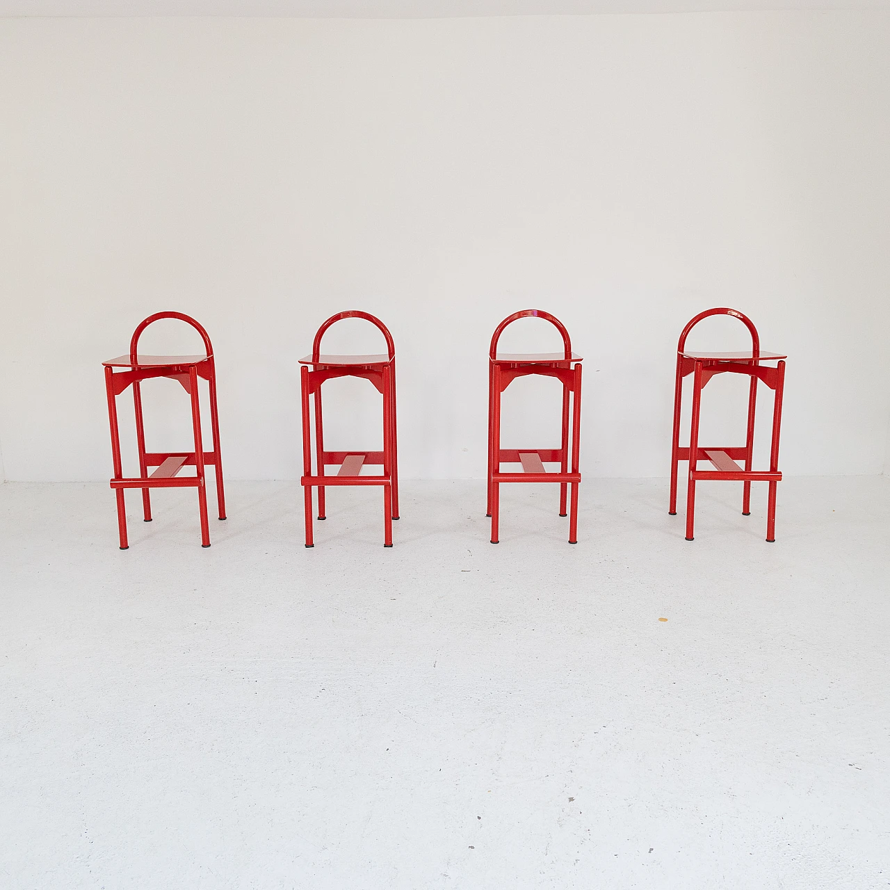 4 Tabù stools by Gigi and Pepe Tanzi for Pozzi & Verga, 1980s 3