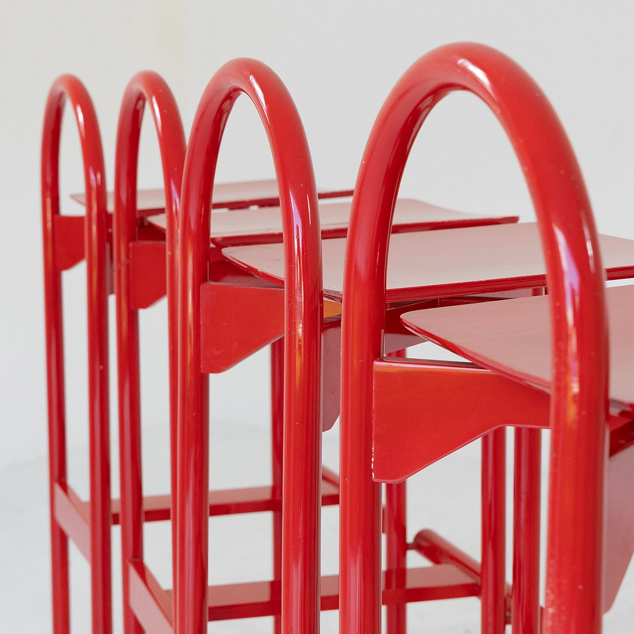 4 Tabù stools by Gigi and Pepe Tanzi for Pozzi & Verga, 1980s 5