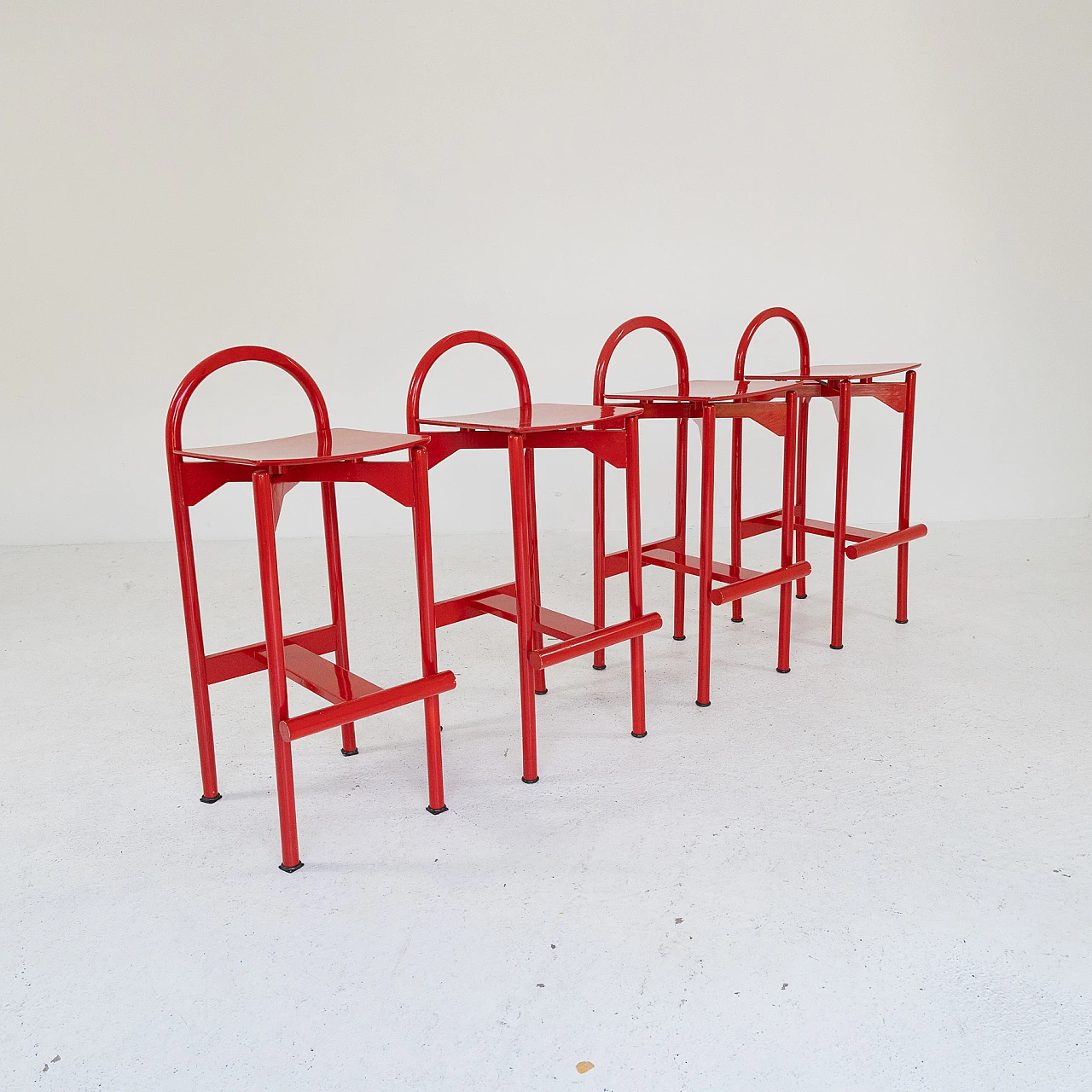 4 Tabù stools by Gigi and Pepe Tanzi for Pozzi & Verga, 1980s 6