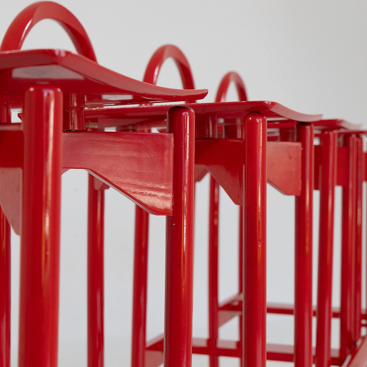 4 Tabù stools by Gigi and Pepe Tanzi for Pozzi & Verga, 1980s 7