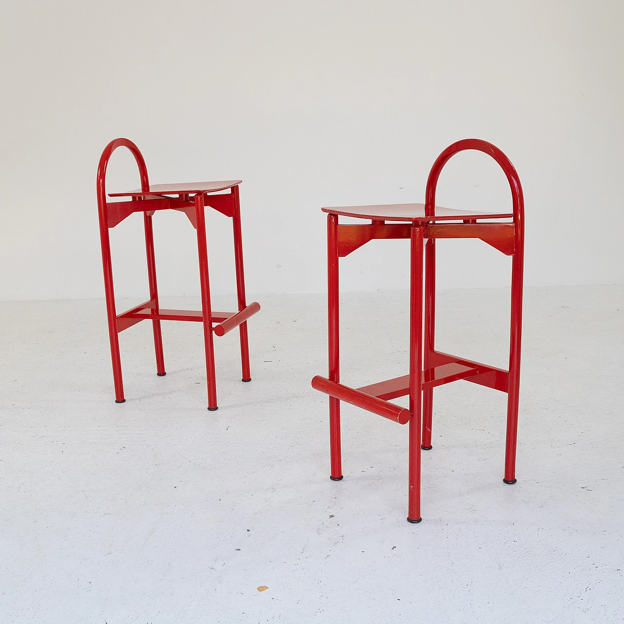 4 Tabù stools by Gigi and Pepe Tanzi for Pozzi & Verga, 1980s 10