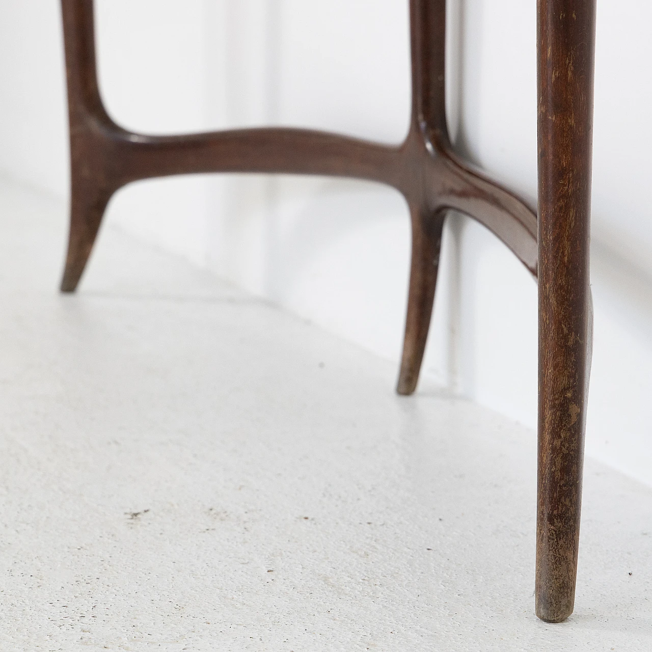 Mahogany and marble console by Ezio Minotti, 1950s 7