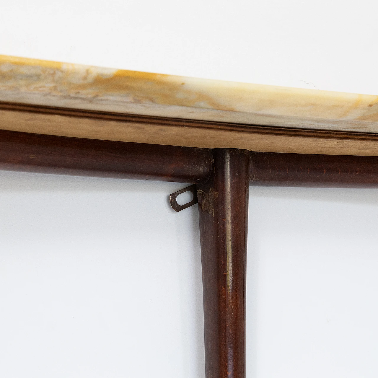 Mahogany and marble console by Ezio Minotti, 1950s 8