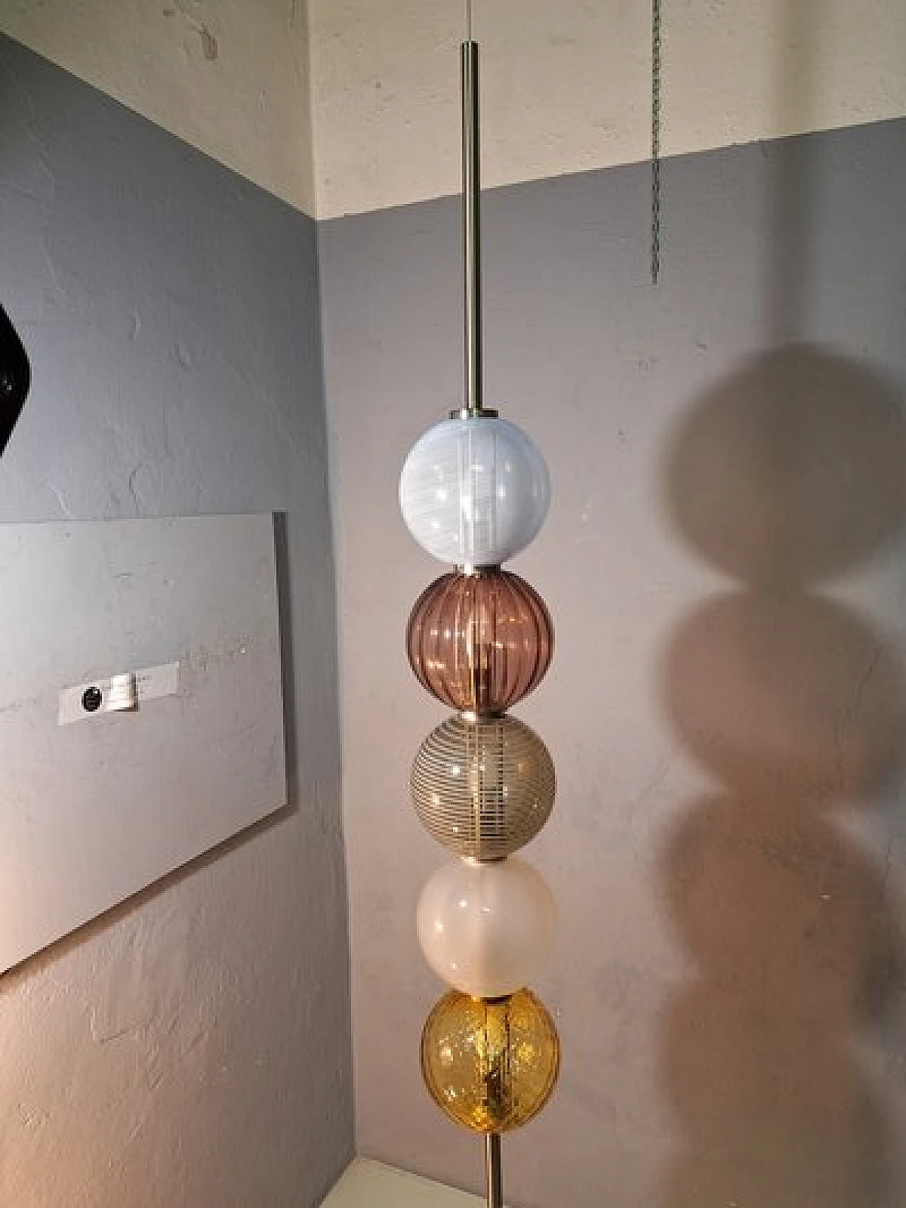 Abaco ceiling lamp by M. Guggisberg & P. Baldwin for Venini, 2000s 4