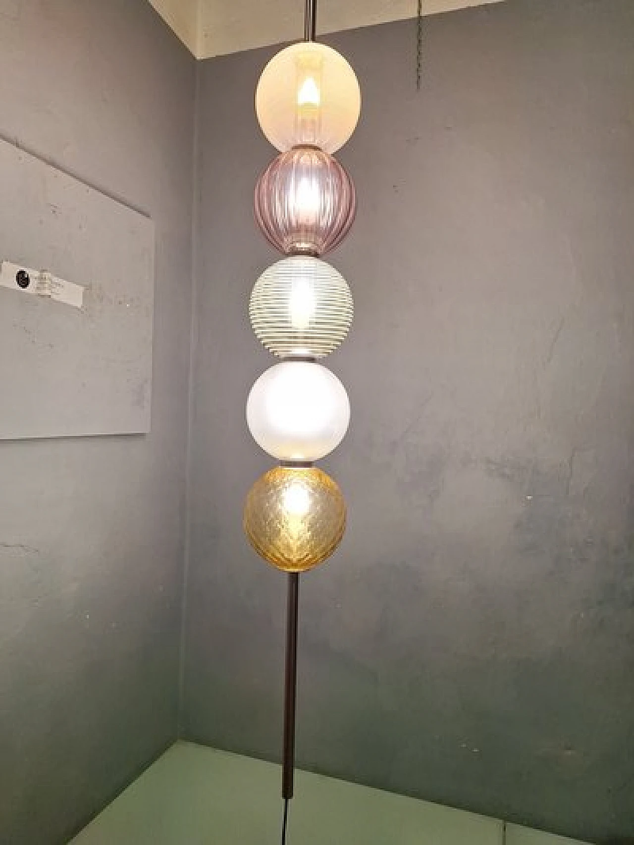 Abaco ceiling lamp by M. Guggisberg & P. Baldwin for Venini, 2000s 5