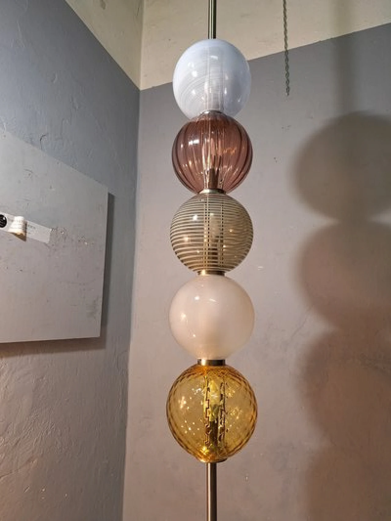 Abaco ceiling lamp by M. Guggisberg & P. Baldwin for Venini, 2000s 6