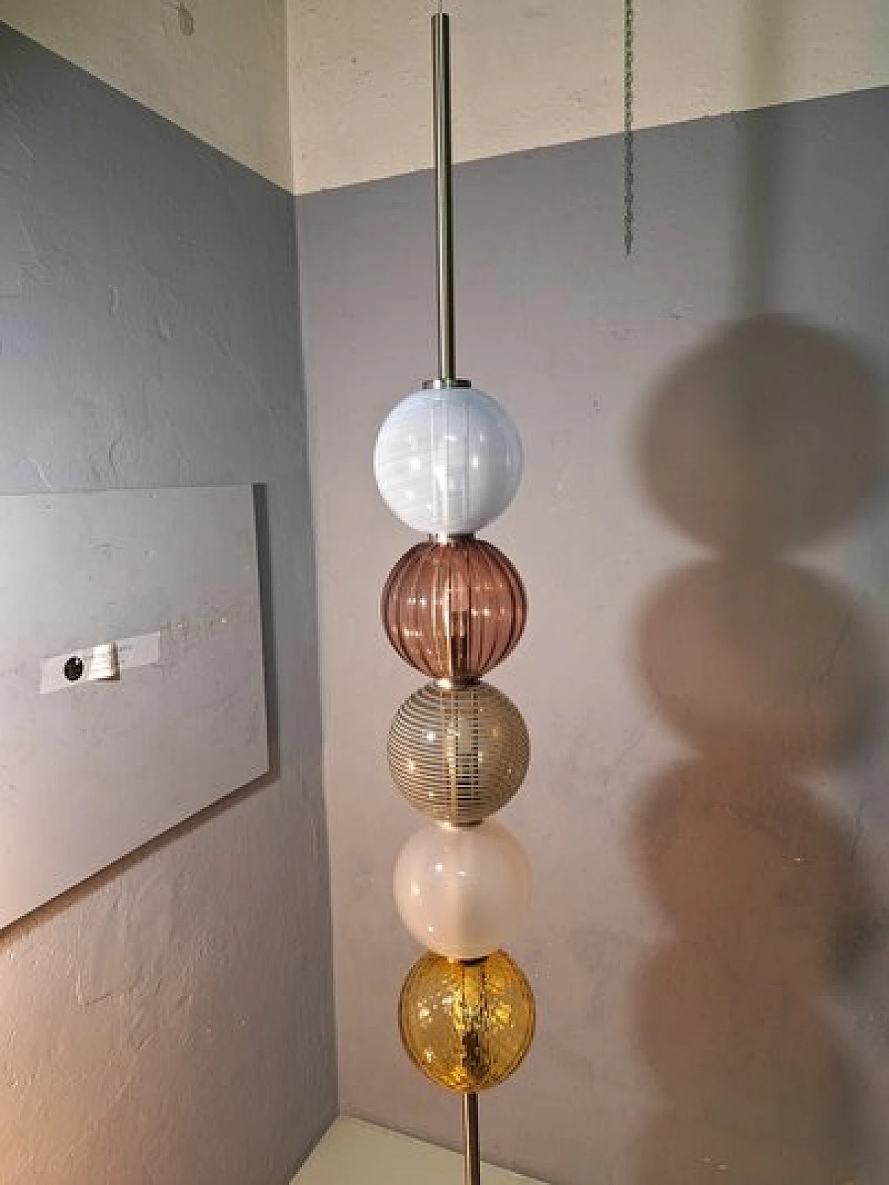 Abaco ceiling lamp by M. Guggisberg & P. Baldwin for Venini, 2000s 11