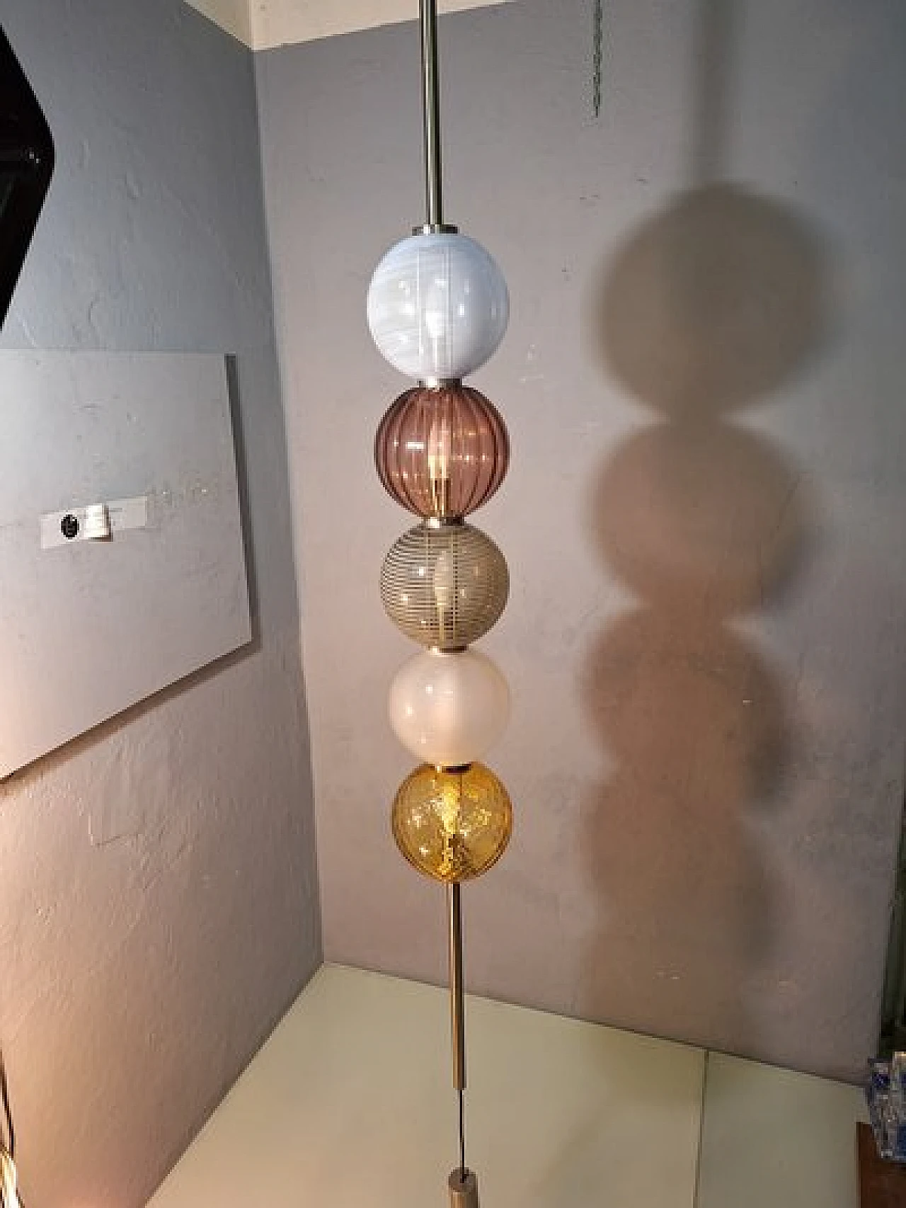 Abaco chandelier by M. Guggisberg & P. Baldwin for Venini, 2007 5