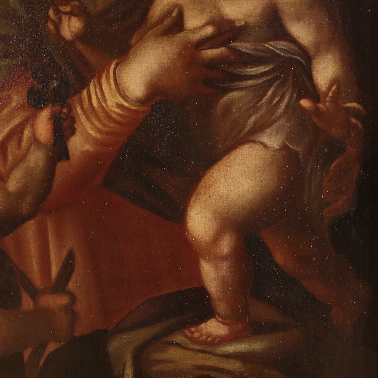 Madonna col bambino e San Giovannino, olio su tela, '600 11