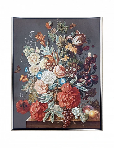 Joseph Nigg, Bouquet de Fleurs, lithography, 1960s