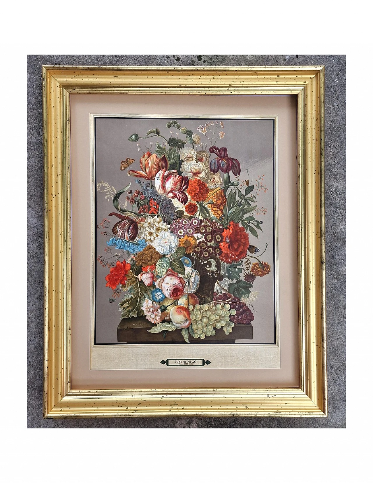 Joseph Nigg, Bouquet de Fleurs, lithography, 1960s 5